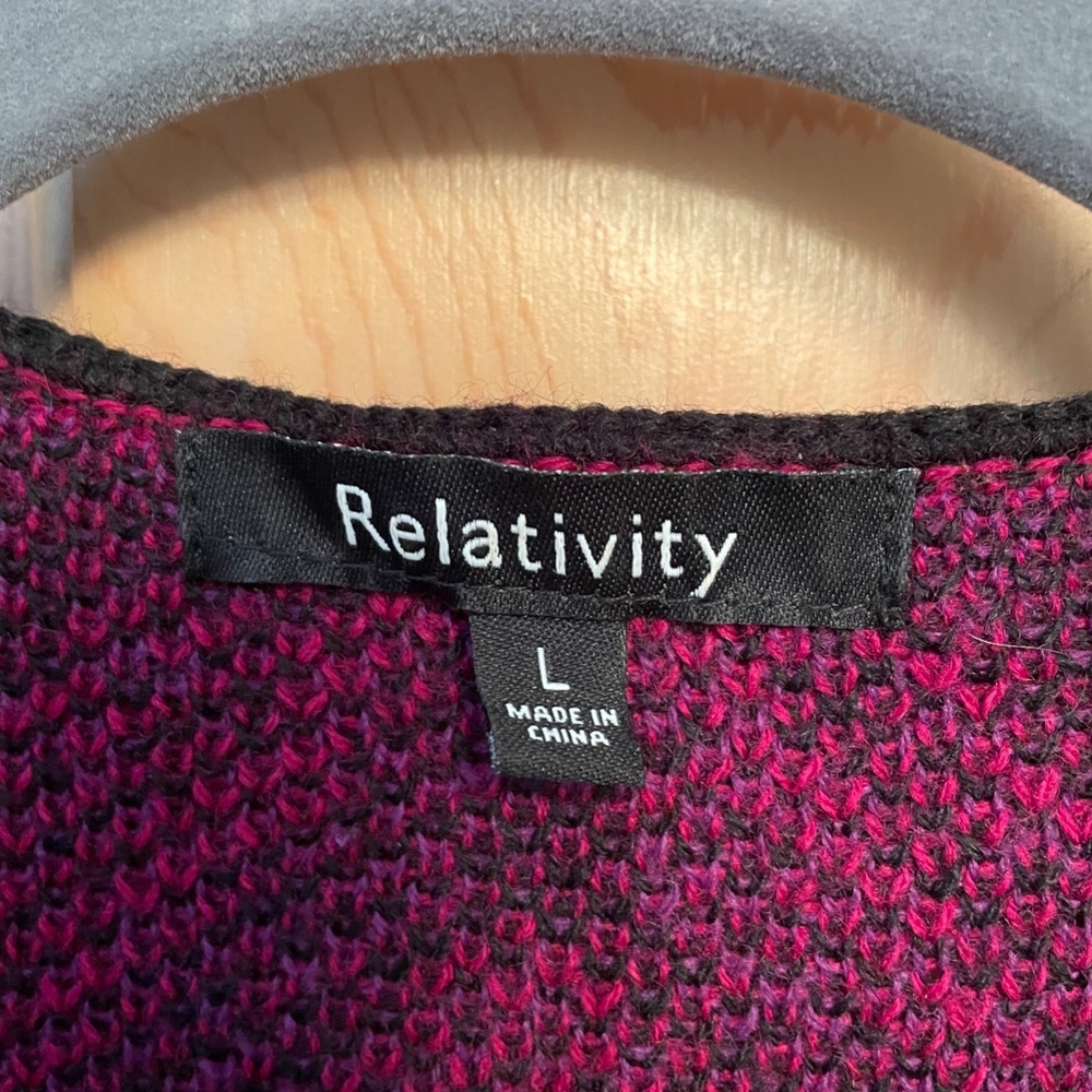 Relativity - Long Cardigan/Duster - L - Picture 3 of 5